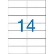 Etikete 105x42,4 mm 2 vrstici 14 etiket na list 100 listov Victoria