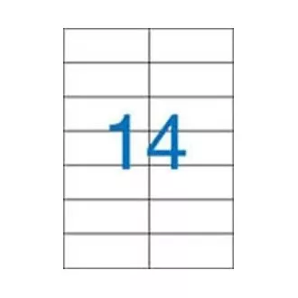 Etikete 105x42,4 mm 2 vrstici 14 etiket na list 100 listov Victoria