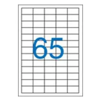 Etikete 38x21,2mm 5 vrstic 65 etiket na list 100 listov Victoria Etikete 38x21,2mm 5 vrstic 65 etiket na list 100 listov Victoria
