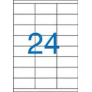 Etikete 70x36mm 3 vrstice 24 etiket na list 100 listov Victoria
