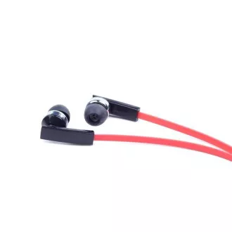 GEMBIRD slušalke z mikrofonom MHS-EP-OPO za MP3, ploščati kabel, črne barve