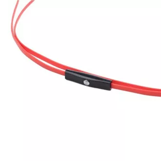 GEMBIRD slušalke z mikrofonom MHS-EP-OPO za MP3, ploščati kabel, črne barve