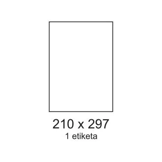 Nalepke 210x297mm 1 nalepka na list 100 listov Smartline