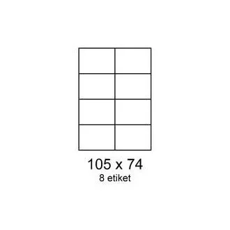 Etikete 105x74mm 8 etiket na list 100 listov Smartline Etikete 105x74mm 8 etiket na list 100 listov Smartline