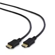 GEMBIRD Kabel HDMI-HDMI, 3 m, 1.4, M/M, zaščiten, pozlačeni kontakti, CCS, ethernet, črn