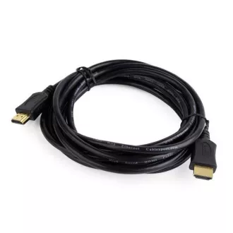 GEMBIRD Kabel HDMI-HDMI, 3 m, 1.4, M/M, zaščiten, pozlačeni kontakti, CCS, ethernet, črn GEMBIRD Kabel HDMI-HDMI, 3 m, 1.4, M/M, zaščiten, pozlačeni kontakti, CCS, ethernet, črn