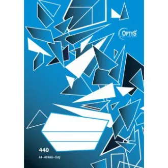 Beležnica 440 A4 prozorna 40 listov OPTYS Beležnica 440 A4 prozorna 40 listov OPTYS