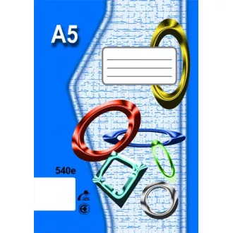 Beležnica 540 A5 prozorna 40 listov eko