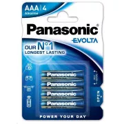 PANASONIC alkalne baterije EVOLTA Platinum LR03EGE/4BP AAA 1, 5V (Blistr 4ks)