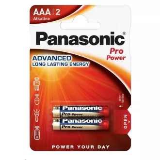 PANASONIC Pro Power alkalne baterije LR03PPG/2BP AAA 1, 5V (Blistr 2pcs)