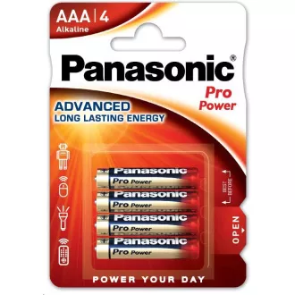 PANASONIC Pro Power alkalne baterije LR03PPG/4BP AAA 1, 5V (Blistr 4pcs)