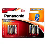 PANASONIC alkalne baterije - Pro Power AAA 4 4F 1, 5V paket - 8 kosov