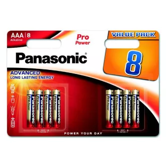 PANASONIC alkalne baterije - Pro Power AAA 4 4F 1, 5V paket - 8 kosov