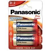 PANASONIC Pro Power alkalne baterije LR20PPG/2BP D 1, 5V (Blistr 2pcs)