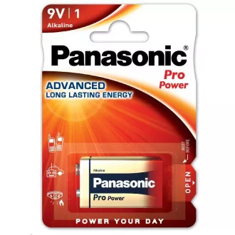 PANASONIC Pro Power alkalne baterije 6LF22PPG/1BP 9V (Blistr 1ks)