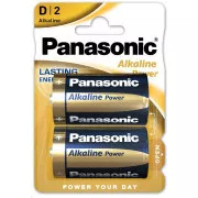 PANASONIC Alkaline Power baterije Alkaline Power LR20APB/2BP D 1, 5V (Blistr 2pcs)