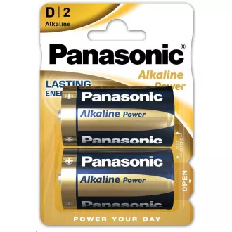 PANASONIC Alkaline Power baterije Alkaline Power LR20APB/2BP D 1, 5V (Blistr 2pcs)