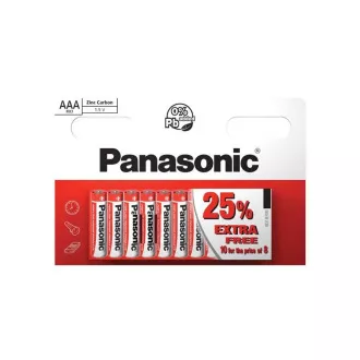 PANASONIC rdeče baterije R03RZ/10HH AAA 1, 5V (10 kosov)