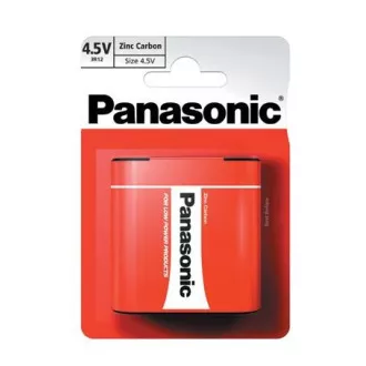 PANASONIC rdeče cinkove baterije 3R12RZ/1BP Flat 4, 5V (Blistr 1pc)
