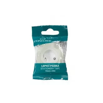 Lepilni trak 15mmx33m prozoren Concorde Lepilni trak 15mmx33m prozoren Concorde