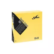 Papirnati prtički INFIBRA 2vrs. 33x33cm rumeni 50pcs