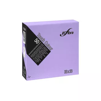 Papirnati prtički INFIBRA 2vrs. 33x33cm sivka 50pcs
