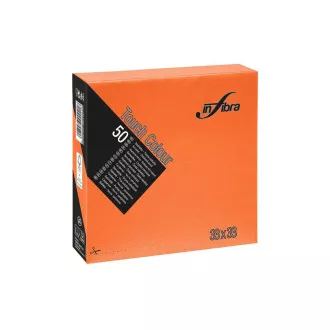 Papirnati prtički INFIBRA 2vrs. 33x33cm oranžni 50pcs Papirnati prtički INFIBRA 2vrs. 33x33cm oranžni 50pcs