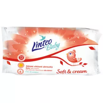 Linteo Baby Soft and Cream Baby Wipes 72pcs
