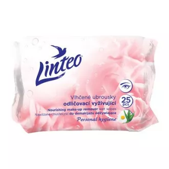 Linteo SATIN vlažilni robčki za odstranjevanje ličil 25 kosov Linteo SATIN vlažilni robčki za odstranjevanje ličil 25 kosov