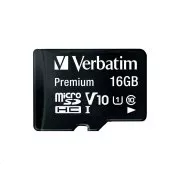 VERBATIM MicroSDHC kartica 16GB Premium, U1   SD adapter
