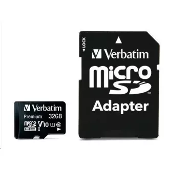 VERBATIM MicroSDHC kartica 32GB Premium, U1   SD adapter