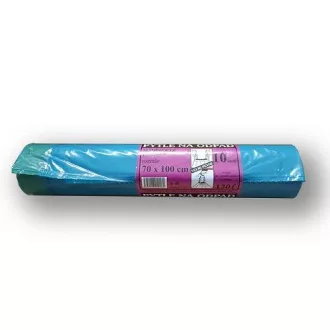 Vrečke za odpadke LD 70x100cm zložljive modre 40mic 120L 10 kosov v zvitku Vrečke za odpadke LD 70x100cm zložljive modre 40mic 120L 10 kosov v zvitku
