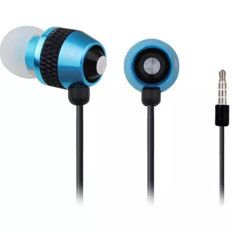 GEMBIRD slušalke z mikrofonom MHS-EP-002 za MP3, kovinske, modre