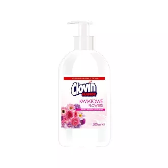 Tekoče milo Clovin Handy antibakterijsko Cvet 500ml Tekoče milo Clovin Handy antibakterijsko Cvet 500ml