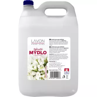 Tekoče milo Lavonea white snowdrop 5L Tekoče milo Lavonea white snowdrop 5L