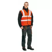 LYNX PLUS telovnik HV oranžna XXL