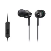 SONY stereo slušalke MDR-EX110AP, črne