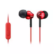 SONY stereo slušalke MDR-EX110AP, rdeče