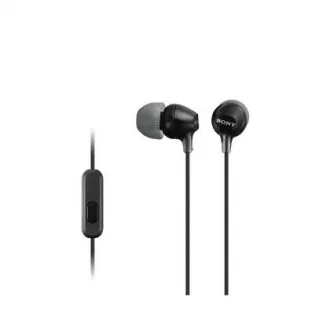 SONY stereo slušalke MDR-EX15AP, črne