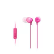 SONY stereo slušalke MDR-EX15AP, roza