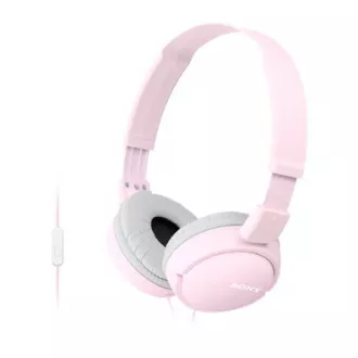 SONY stereo slušalke MDR-ZX110AP, roza