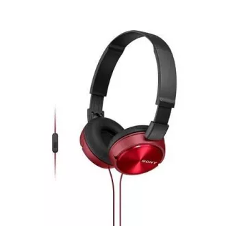 SONY stereo slušalke MDR-ZX310AP, rdeče