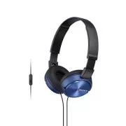 SONY stereo slušalke MDR-ZX310AP, modre