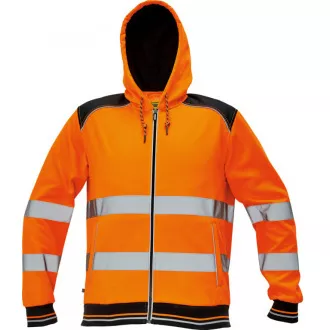 KNOXFIELD HV majica s kapuco oranžna M