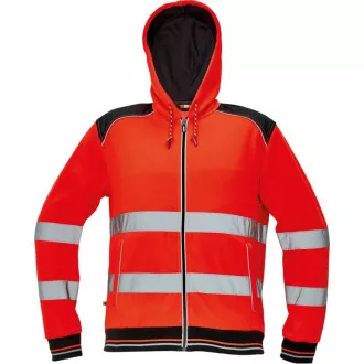 KNOXFIELD HV majica s kapuco oranžna M