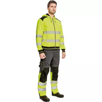 KNOXFIELD HV majica s kapuco oranžna L