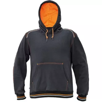KNOXFIELD kengurujska majica antr/yellow S