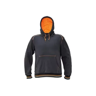 KNOXFIELD kengurujska majica antr/yellow M