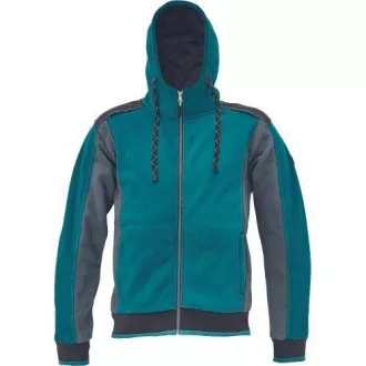 DAYBORO majica s kapuco petrol 3XL