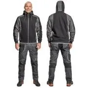 DAYBORO jopa s kapuco črna 3XL